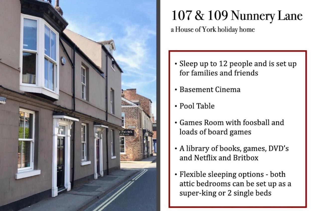 约克107 And 109 Nunnery Lane别墅 外观 照片