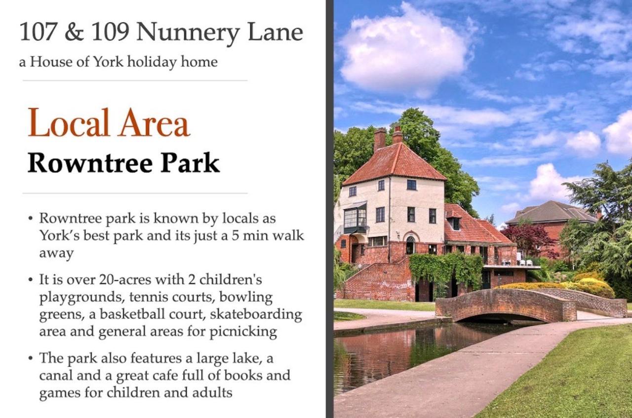 约克107 And 109 Nunnery Lane别墅 外观 照片
