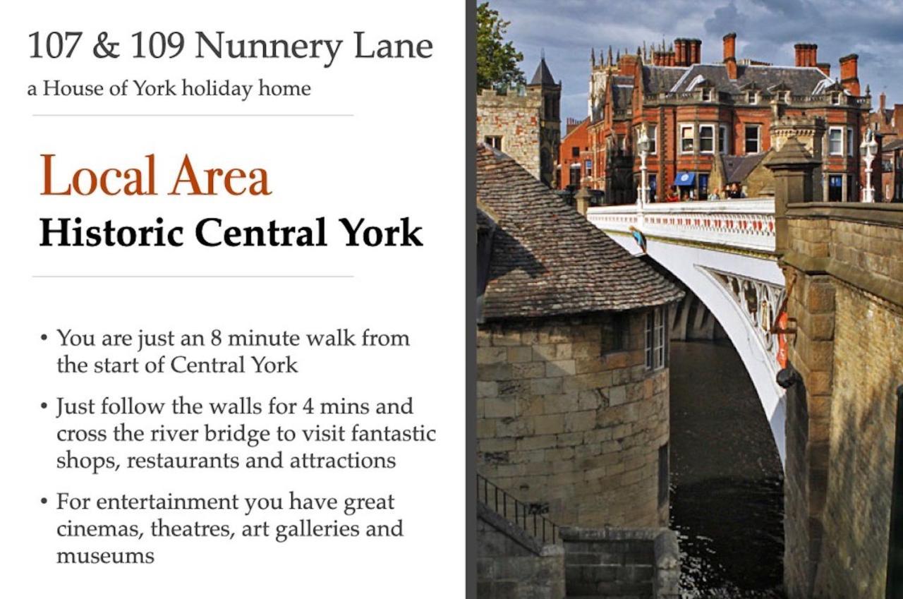 约克107 And 109 Nunnery Lane别墅 外观 照片